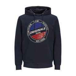 Jack&Jones Męska bluza z kapturem Rart Chapo Sweat Hood Total Eclipse Reg (rozmiar S). Bluzy męskie Jack&Jones, s, bez wzorów, z kapturem, bez rękawów, z kapturem. W wyprzedaży za 126,00 zł.