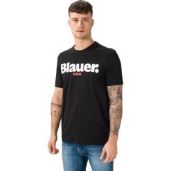 Blauer Koszulka Czarny. Czarne podkoszulki męskie Blauer, xxl, z nadrukiem, z bawełny, z krótkim rękawem. Za 223,95 zł.