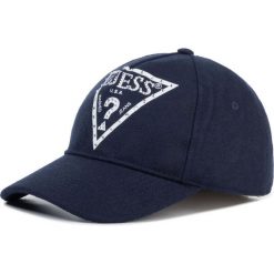 Czapka z daszkiem Guess Haidee Hats AW8339 COT01. Niebieskie czapki damskie Guess, z aplikacjami. W wyprzedaży za 129,00 zł.