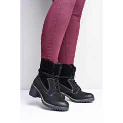Trapery Damskie Czarne Botki Sergio Leone Cedar2. Czarne botki damskie Tagless. Za 59,00 zł.