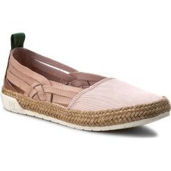 Espadryle FLY LONDON - Eekafly P143960002 Rose/Cord. Czerwone espadryle damskie marki Fly London, z materiału, na płaskiej podeszwie. W wyprzedaży za 229,00 zł.