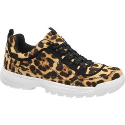 Sneakersy damskie Venice beżowe. Brązowe sneakersy damskie marki Venice, z gumy. Za 139,90 zł.
