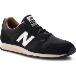 Sneakersy NEW BALANCE - U520BH Czarny. Czarne półbuty damskie New Balance, na co dzień, bez wzorów, ze skóry, eleganckie, bez obcasa, bez zapięcia. W wyprzedaży za 269,00 zł.