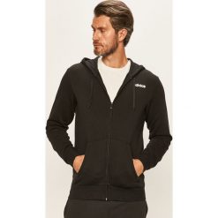 Adidas - Bluza. Czarne bluzy męskie Adidas, s, z nadrukiem, z bawełny, z kapturem, bez rękawów, z kapturem. Za 229,90 zł.
