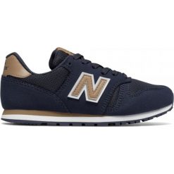 BUTY KJ373ATY. Brązowe buty sportowe damskie New Balance, bez wzorów, ze skóry, sportowe, New Balance 373. W wyprzedaży za 229,99 zł.