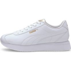 Puma Turino Stacked Tenisówki Biały. Białe trampki i tenisówki damskie Puma, bez wzorów, z materiału, bez zapięcia. Za 274,95 zł.
