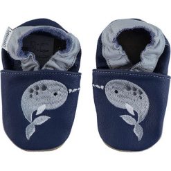 Buciki niemowlęce: Buty niemowlęce „Wal” w kolorze granatowym