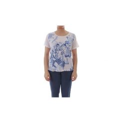 T-shirty z krótkim rękawem Elena Miro' G442L0 8453. Białe t-shirty damskie Elena Miro', s, bez wzorów, bez kołnierzyka. Za 540,01 zł.