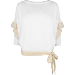 Twinset Bluzka. Bluzki damskie Twin Set, bez wzorów, z tkaniny, bez kołnierzyka, bez rękawów. Za 349,00 zł.