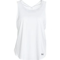 Under Armour FREE CUT KEY HOLE Koszulka sportowa white. Białe t-shirty damskie Under Armour, m, z elastanu. Za 169,00 zł.