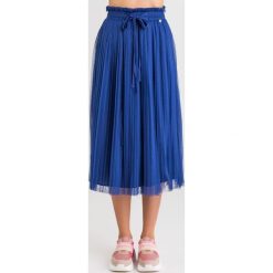 SPÓDNICA MY TWIN twinset. Niebieskie spódniczki damskie Twinset, na imprezę, xs, z aplikacjami, z materiału, maxi. Za 499,00 zł.