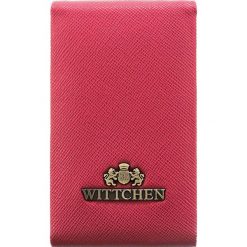 Etui na wizytówki 13-2-240-3. Czerwone portfele damskie marki Wittchen, bez wzorów. Za 179,00 zł.