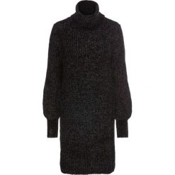 Sukienka dzianinowa z szenili: must have bonprix czarny. Czarne sukienki dzianinowe bonprix. Za 109,99 zł.