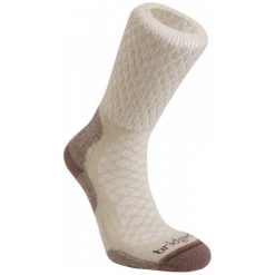 Bridgedale Skarpety Damskie Hike Lightweight Merino Comfort Boot Women's Sand/929 L. Szare skarpetki damskie Bridgedale, bez wzorów. W wyprzedaży za 65,00 zł.