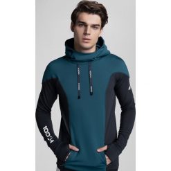 Bluza męska Kamil Stoch Collection BLM500 - morska zieleń. Żółte bluzy męskie m, z dzianiny, z kapturem. W wyprzedaży za 99,99 zł.