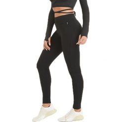 GymHero Pants Push Up Black PUSHUPBLK spodnie damskie czarne L. Czarne spodnie damskie Gym Hero, s, bez wzorów, z poliesteru, długie, na fitness i siłownię. Za 149,99 zł.