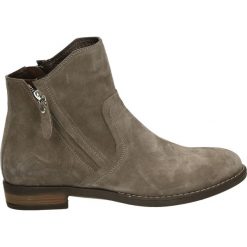 Botki - 36091S7 GREY. Szare botki damskie marki Venezia, ze skóry. Za 349,00 zł.
