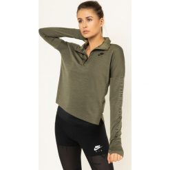 Bluza techniczna NIKE Running BV4362. Zielone bluzy sportowe damskie Nike, xs, bez wzorów, z poliesteru, bez rękawów, bez kaptura. W wyprzedaży za 189,00 zł.