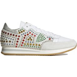 Buty PHILIPPE MODEL TROPEZ. Białe buty sportowe damskie Philippe Model, bez wzorów, ze skóry, sportowe. W wyprzedaży za 891,00 zł.