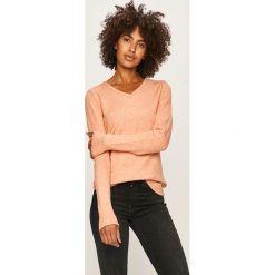 Vila - Sweter. Żółte swetry damskie Vila, s, bez wzorów, z poliesteru, bez rękawów, bez kaptura. Za 119,90 zł.