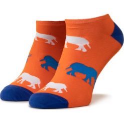 Skarpety Niskie Unisex FREAKERS - SSLO-OBW Pomarańczowy. Pomarańczowe skarpetki damskie Freakers, bez wzorów, z elastanu. Za 14,99 zł.