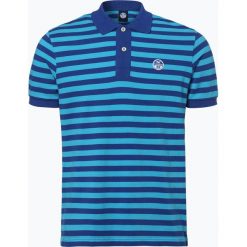 North Sails - Męska koszulka polo, niebieski. Niebieskie koszulki polo męskie marki North Sails, m, w paski. Za 349,95 zł.