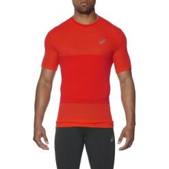 Asics Koszulka męska bezszwowa fuzeX Seamless SS czerwona r. L (141239 0626). Czerwone koszulki sportowe męskie marki Asics, l. Za 147,38 zł.