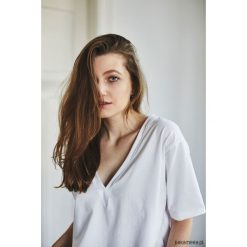 T-shirty damskie: VIVIAN BIAŁY T-shirt