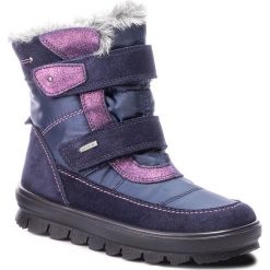 Śniegowce SUPERFIT - GORE-TEX 3-00214-80 S Blau. Niebieskie śniegowce dziewczęce Superfit, bez zapięcia. W wyprzedaży za 299,00 zł.