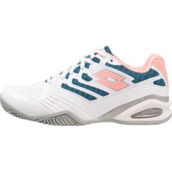Lotto STRATOSPHERE IV Obuwie do tenisa Outdoor white/green. Białe buty sportowe damskie marki Lotto, bez wzorów, z tworzywa sztucznego, sportowe, outdoorowe. Za 589,00 zł.