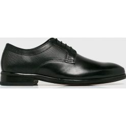 Joop! - Półbuty. Czarne buty wizytowe męskie marki JOOP!, ze skóry, na sznurówki. Za 689,90 zł.