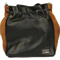 Torba - 100-08-M CS-N. Żółte torebki klasyczne damskie marki Venezia, ze skóry. Za 189,00 zł.