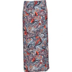 Spódnica bonprix oliwkowo-pomarańczowy "paisley". Zielone spódniczki damskie bonprix, z nadrukiem. Za 37,99 zł.