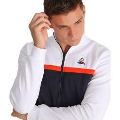 LE COQ SPORTIFF ESSENTIELS FULL ZIP SWEATSHIRT > 2010428. Bluzy męskie le coq sportif, xl, z aplikacjami, z bawełny, klasyczne, bez kołnierzyka, bez rękawów, bez kaptura. Za 369,99 zł.