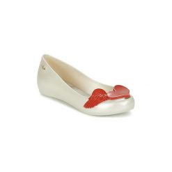 Baleriny Melissa VW ULTRA GIRL 16 CHERUB. Białe baleriny damskie Melissa, bez wzorów, bez obcasa. Za 423,20 zł.