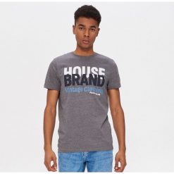 T-shirt Szary. Szare t-shirty męskie House, s, bez wzorów, bez kołnierzyka. Za 35,99 zł.