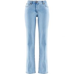 Dżinsy ze stretchem STRAIGHT, bestsellery bonprix jasnoniebieski. Niebieskie jeansy damskie bonprix. Za 84,99 zł.