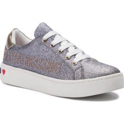 Sneakersy LOVE MOSCHINO - JA15163G18IL0010 Grigio. Szare półbuty damskie Love Moschino, ze skóry ekologicznej. W wyprzedaży za 429,00 zł.