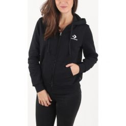 Converse Bluza Czarny. Czarne bluzy damskie Converse, s, bez wzorów, z bawełny, bez rękawów, bez kaptura. Za 292,95 zł.