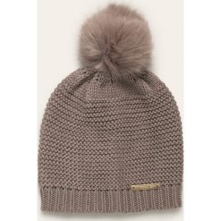 Trussardi Jeans - Czapka. Zielone czapki damskie Trussardi Jeans, bez wzorów, z jeansu. W wyprzedaży za 99,90 zł.