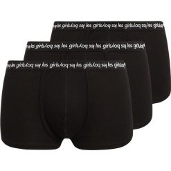 Bokserki męskie: Les Girls Les Boys TRUNK WITH BRANDED 3 PACK Panty black