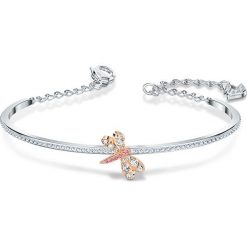Swarovski - Bransoletka Eternal Flower. Szare bransoletki damskie Swarovski, z kryształem, metalowe. Za 429,90 zł.