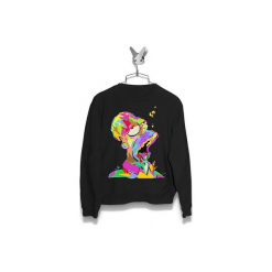 Bluza Malowany Homer Męska. Czarne bluzy męskie marki Failfake, s. Za 160,00 zł.