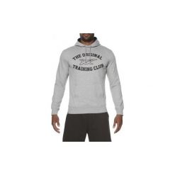 Bejsbolówki męskie: Asics Bluza męska Graphic Hoodie szara r. XL (131532-0714)