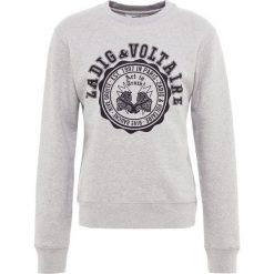 Zadig & Voltaire STEEVE BLASON Bluza gris chine. Szare bluzy męskie marki Zadig & Voltaire, xl, z bawełny. Za 669,00 zł.