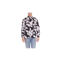 Koszule z długim rękawem Msgm 2440ME09184034. Szare koszule męskie MSGM, m, bez wzorów, bez kołnierzyka, z długim rękawem. Za 654,47 zł.