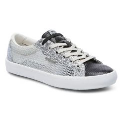Sneakersy w kolorze srebrno-czarnym. Szare sneakersy damskie Melissa, Pepe Jeans. W wyprzedaży za 139,95 zł.