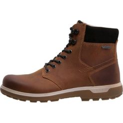 Ecco WHISTLER Buty trekkingowe amber/black. Brązowe buty trekkingowe męskie ecco, z materiału, outdoorowe. Za 839,00 zł.