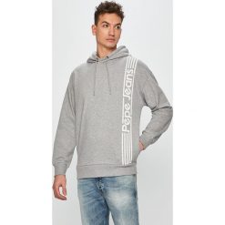 Pepe Jeans - Bluza. Szare bluzy męskie marki Pepe Jeans, s, z nadrukiem, z bawełny, z kapturem. Za 279,90 zł.