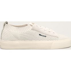 Gant - Buty Zanara. Białe buty sportowe damskie GANT, bez wzorów, z gumy, sportowe. Za 439,90 zł.
